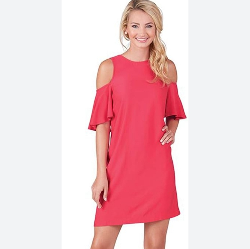 CeCe cold shoulder dress